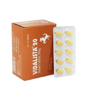Vidalista 20 Tadalafil instant remedy for ED patients