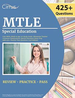 Get [PDF EBOOK EPUB KINDLE] MTLE Special Education Core Skills (Birth to Age 21) Study Guide: Minnes