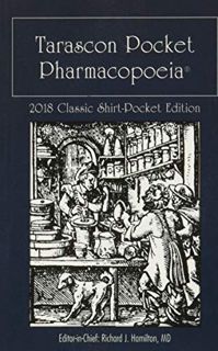 ACCESS [EBOOK EPUB KINDLE PDF] Tarascon Pocket Pharmacopoeia 2018 Classic Shirt-Pocket Edition by  M