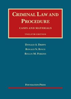 [READ] [PDF EBOOK EPUB KINDLE] Criminal Law and Procedure (University Casebook Series) by  Donald Dr