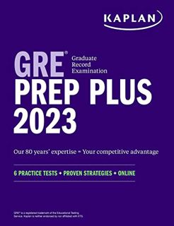 [Get] [EBOOK EPUB KINDLE PDF] GRE Prep Plus 2023, Includes 6 Practice Tests, Online Study Guide, Pro