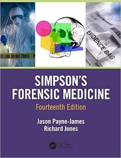 [READ] EPUB KINDLE PDF EBOOK Simpson's Forensic Medicine, 14th Edition by Jason Payne-JamesRichard M