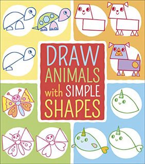 Read EBOOK EPUB KINDLE PDF Draw Animals with Simple Shapes by  Jo Moon 💗