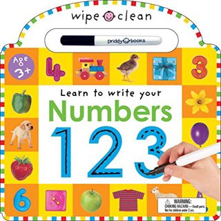 Read [KINDLE PDF EBOOK EPUB] Wipe Clean: Numbers (Wipe Clean Learning Books) by  Roger Priddy ✓