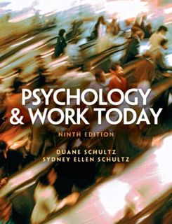 READ PDF EBOOK EPUB KINDLE Psychology And Work Today: An Introduction to Industrial and Organization