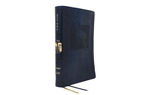 Get PDF EBOOK EPUB KINDLE NET Bible, Thinline Art Edition, Large Print, Leathersoft, Blue, Comfort P