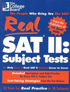 [Access] [KINDLE PDF EBOOK EPUB] Real SAT II: Subject Tests: 2nd Edition by  The College Board 🗸