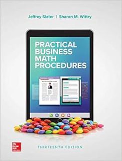 [VIEW] PDF EBOOK EPUB KINDLE Loose Leaf for Practical Business Math Procedures by Jeffrey Slater,Sha