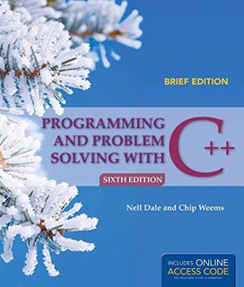GET [KINDLE PDF EBOOK EPUB] Programming and Problem Solving with C++: Brief by  Nell Dale &  Chip We