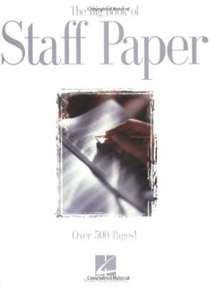 Get [KINDLE PDF EBOOK EPUB] The Big Book of Staff Paper by  Hal Leonard Publishing Corporation 📂