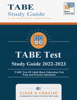 [Get] EPUB KINDLE PDF EBOOK TABE Test Study Guide: TABE Test Of Adult Basic Education Test Prep and