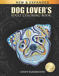 [GET] [PDF EBOOK EPUB KINDLE] Dog Lover's Adult Coloring Book by  Cindy Elsharouni 📦