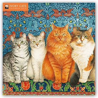 ACCESS KINDLE PDF EBOOK EPUB Ivory Cats by Lesley Anne Ivory Wall Calendar 2023 (Art Calendar) by  F