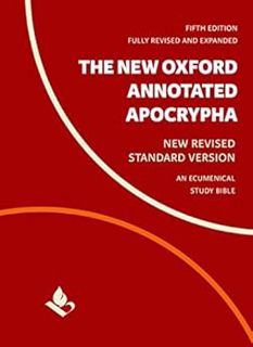 [View] [PDF EBOOK EPUB KINDLE] The New Oxford Annotated Apocrypha: New Revised Standard Version by M
