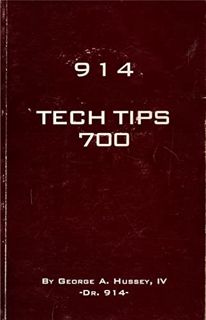 [VIEW] [PDF EBOOK EPUB KINDLE] Tech Tips 700: A Complete Technical Guide to the VW-Porsche 914 by  G