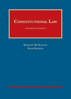 [GET] KINDLE PDF EBOOK EPUB Constitutional Law (University Casebook Series) by  Kathleen M. Sullivan