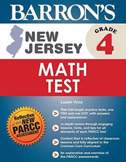 [View] [KINDLE PDF EBOOK EPUB] New Jersey Grade 4 Math Test (Barron's Test Prep NJ) by  Luann Voza E