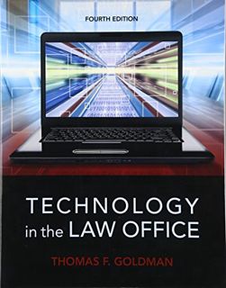 [Get] [PDF EBOOK EPUB KINDLE] Technology in the Law Office by  Thomas Goldman ✅