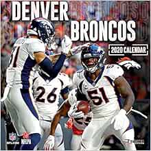 GET EPUB KINDLE PDF EBOOK Denver Broncos 2020 Calendar by Inc. Lang Companies 📂