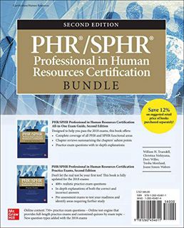 VIEW KINDLE PDF EBOOK EPUB PHR/SPHR Professional in Human Resources Certification All-in-One Exam Gu