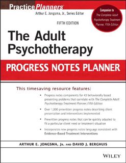 Read [PDF EBOOK EPUB KINDLE] The Adult Psychotherapy Progress Notes Planner, 5th Edition: Fifth Edit