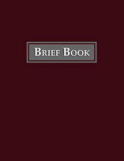Access [PDF EBOOK EPUB KINDLE] Brief Book: Case Review Brief Templates (Cream Paper) - 100 Cases (La