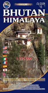 Get [KINDLE PDF EBOOK EPUB] Bhutan Himalaya Map by  Vajra Books 📩
