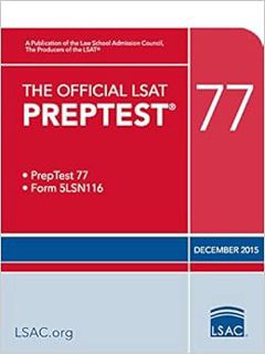 [Read] KINDLE PDF EBOOK EPUB The Official LSAT PrepTest 77: (Dec. 2015 LSAT) by Law School Admission