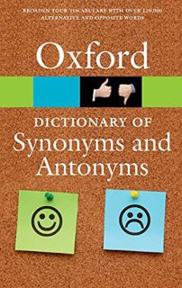 [READ] PDF EBOOK EPUB KINDLE The Oxford Dictionary of Synonyms and Antonyms (Oxford Quick Reference)