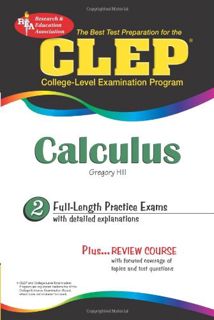 Read PDF EBOOK EPUB KINDLE CLEP® Calculus (CLEP Test Preparation) by  Gregory Hill,CLEP,Calculus Stu