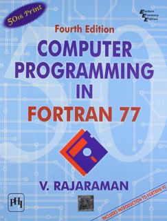 GET PDF EBOOK EPUB KINDLE Computer Programming in Fortran 77: An Introduction to Fortran 90 by  V. R