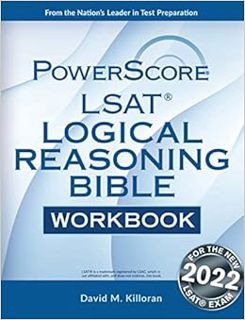 Access [PDF EBOOK EPUB KINDLE] The PowerScore LSAT Logical Reasoning Bible Workbook (Powerscore Test