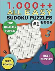 [Read] [EBOOK EPUB KINDLE PDF] 1,000++ All EASY Sudoku Puzzles Book: Top Quality Paper, Best Puzzles