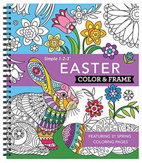View EBOOK EPUB KINDLE PDF Color & Frame - Easter (Coloring Book) by  New Seasons &  Publications In