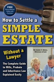Read [EBOOK EPUB KINDLE PDF] How to Settle a Simple Estate Without a Lawyer by  Linda C. Ashar 📖