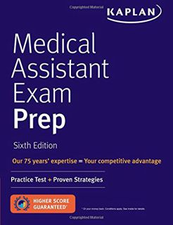 [Get] [EBOOK EPUB KINDLE PDF] Medical Assistant Exam Prep: Practice Test + Proven Strategies (Kaplan