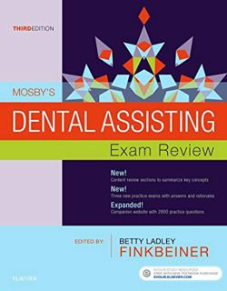 Get EBOOK EPUB KINDLE PDF Mosby's Dental Assisting Exam Review - E-Book (Review Questions and Answer