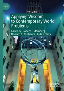 GET [EBOOK EPUB KINDLE PDF] Applying Wisdom to Contemporary World Problems by  Robert J. Sternberg,H