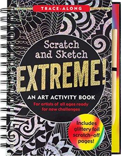[Get] PDF EBOOK EPUB KINDLE Scratch & Sketch Extreme (Trace Along) by  Inc. Peter Pauper Press 📙