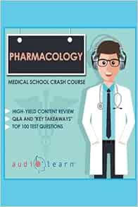 View PDF EBOOK EPUB KINDLE Pharmacology - Medical School Crash Course by AudioLearn Medical Content