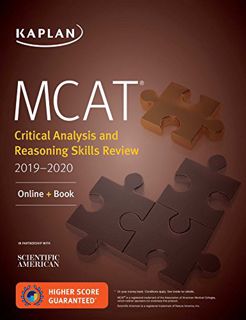[READ] [EBOOK EPUB KINDLE PDF] MCAT Critical Analysis and Reasoning Skills Review 2019-2020: Online