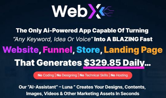 WebX Review: Build Stunning Websites in Seconds!