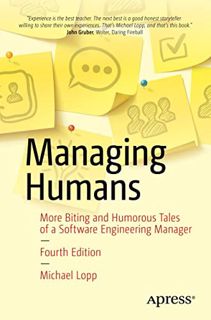 Get [EBOOK EPUB KINDLE PDF] Managing Humans: More Biting and Humorous Tales of a Software Engineerin