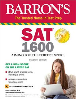 ACCESS [EPUB KINDLE PDF EBOOK] SAT 1600 with Online Test: Aiming for the Perfect Score (Barron's Tes