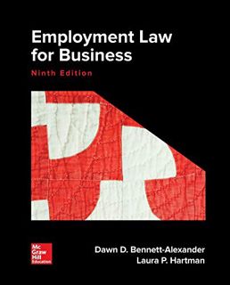 GET [PDF EBOOK EPUB KINDLE] Employment Law for Business by  Dawn Bennett-Alexander &  Laura Hartman