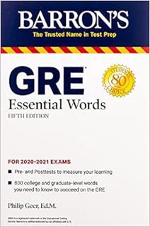 [View] [EBOOK EPUB KINDLE PDF] GRE Essential Words (Barron's Test Prep) by Philip Geer Ed.M. 📧