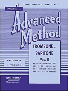 GET PDF EBOOK EPUB KINDLE Rubank Advanced Method - Trombone or Baritone, Vol. 2 (Rubank Educational