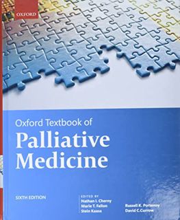 [VIEW] KINDLE PDF EBOOK EPUB Oxford Textbook of Palliative Medicine by  Nathan I. Cherny,Marie T. Fa