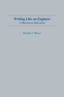 [ACCESS] EBOOK EPUB KINDLE PDF Writing Like An Engineer: A Rhetorical Education (Rhetoric, Knowledge