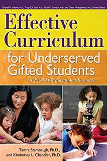 View EBOOK EPUB KINDLE PDF Effective Curriculum for Underserved Gifted Students: A CEC-TAG Education